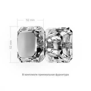 Душевая перегородка RGW WA-054 (WA-010 + Z-072) 351005423-11 120 см хром